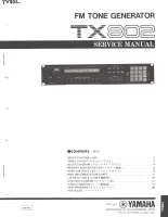 Yamaha TX-802 - Service Manual 